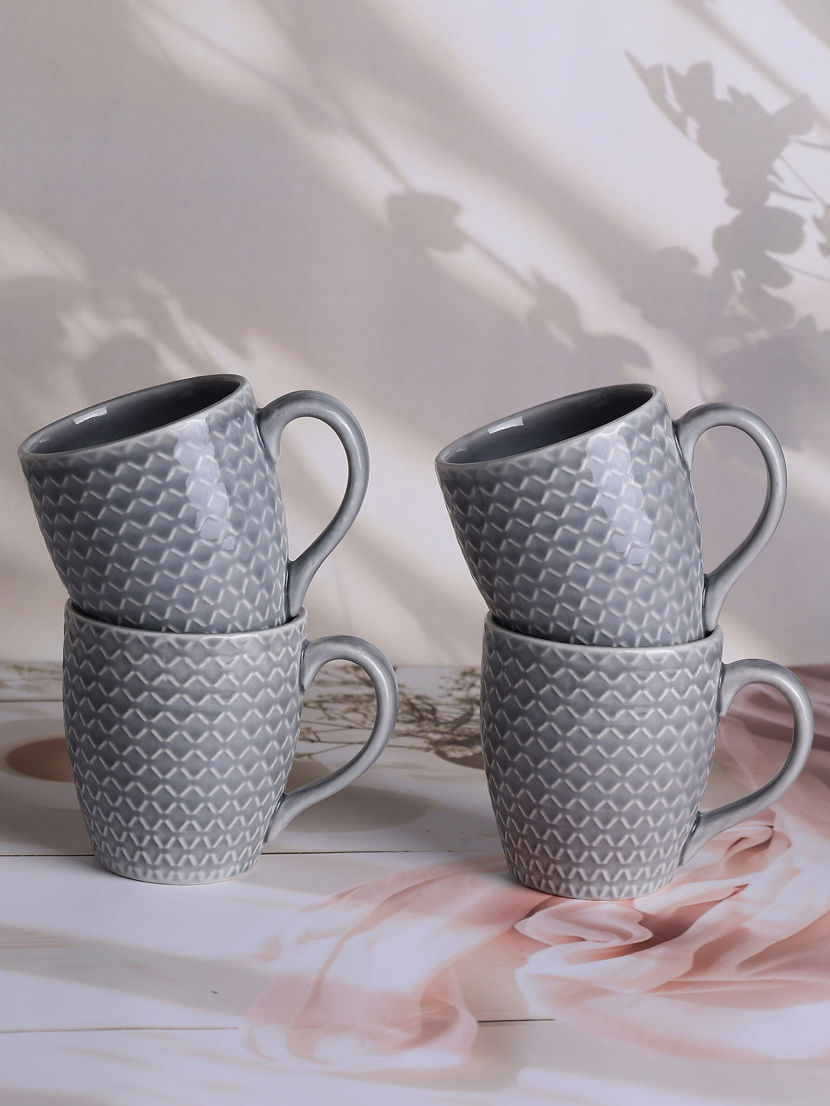 Clay Lattice Tea Cups