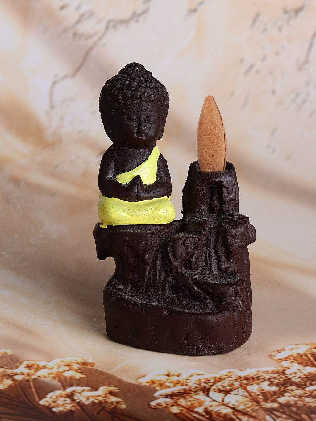 Meditating Buddha Reverse Flow Incense Holder