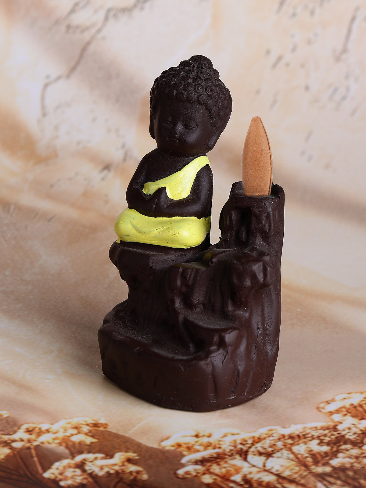 Meditating Buddha Reverse Flow Incense Holder