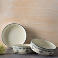Ivory with grey hearts