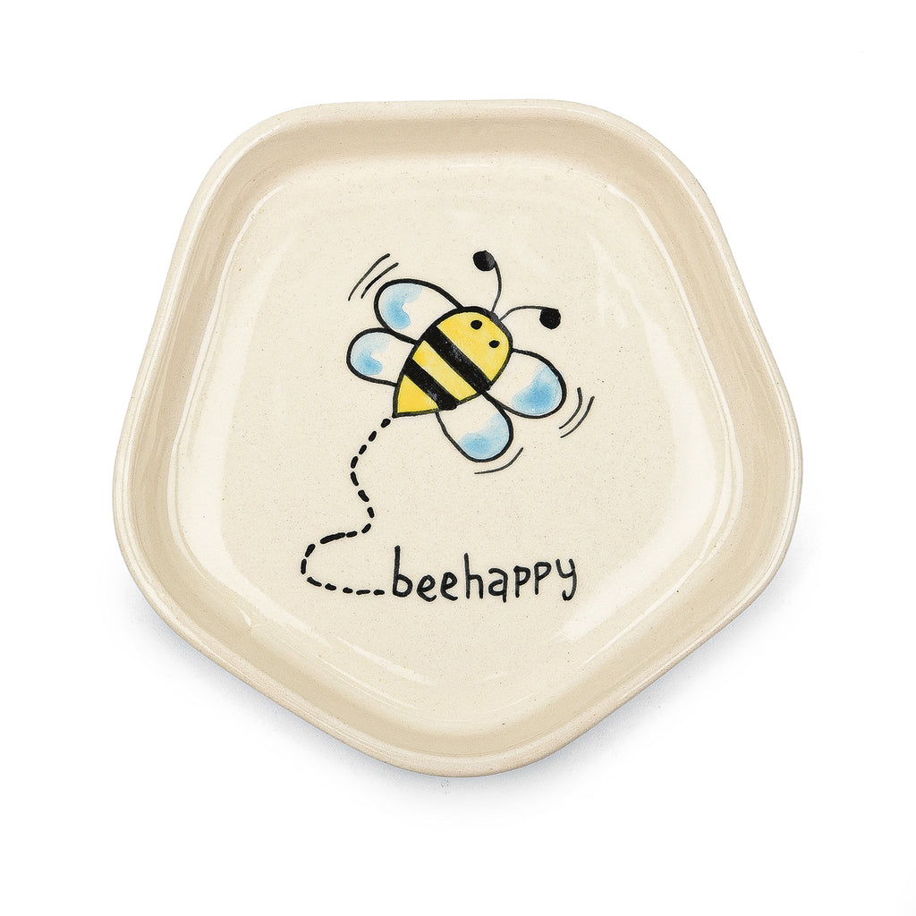 Bee Happy Trinket Plate
