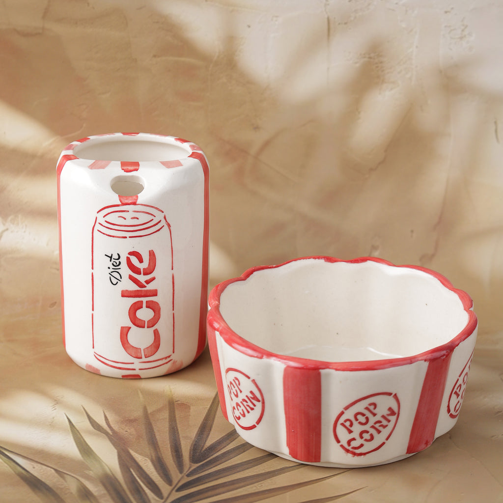 Diet Coke Tumbler & Pop Corn Combo