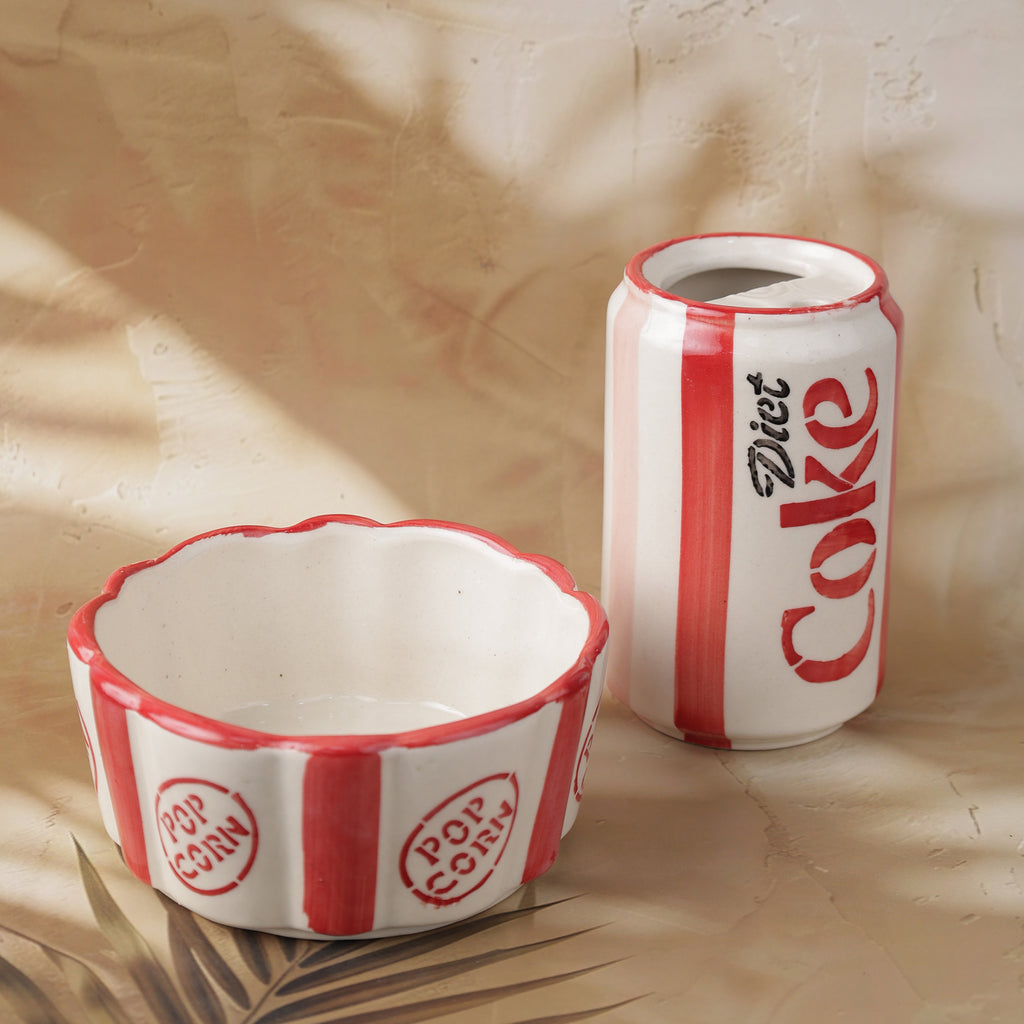 Diet Coke Can& Pop Corn Tub Combo
