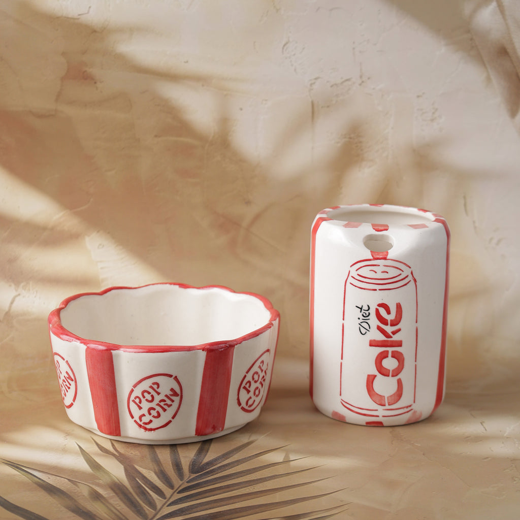 Diet Coke Tumbler & Pop Corn Combo