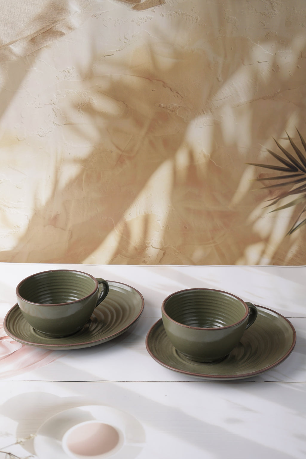 Olive Halo Cup Saucer Set