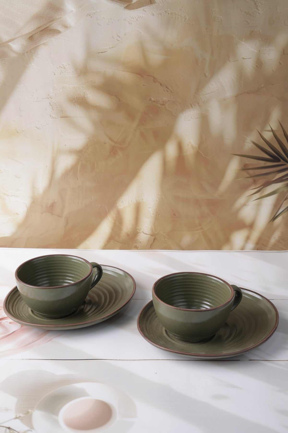 Olive Halo Cup Saucer Set
