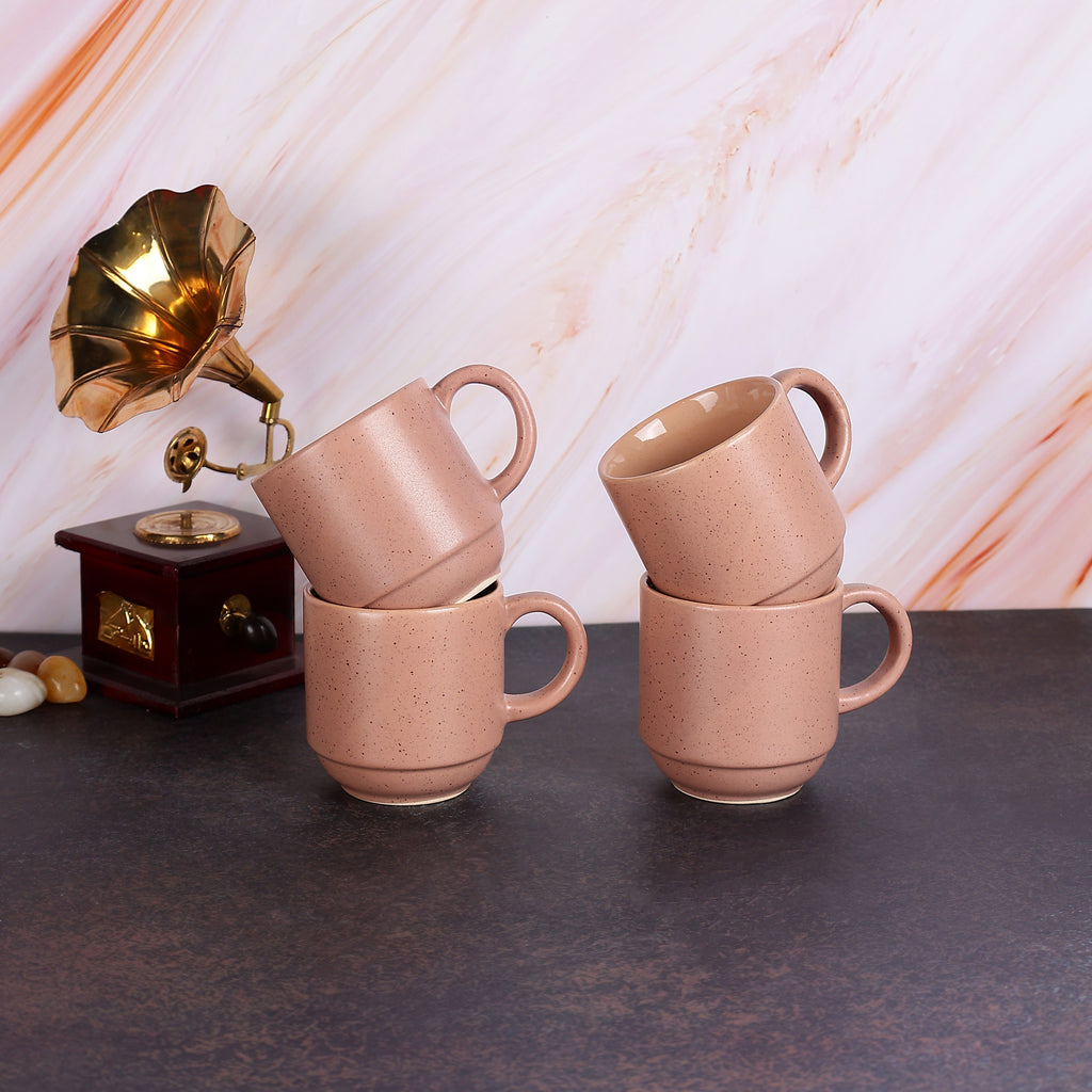 Rustic Earth Mugs- Set of 4