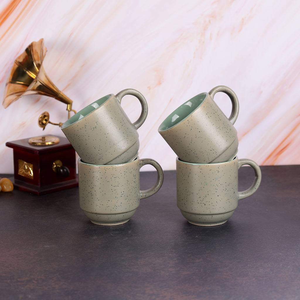 Rustic Earth Mugs- Set of 4