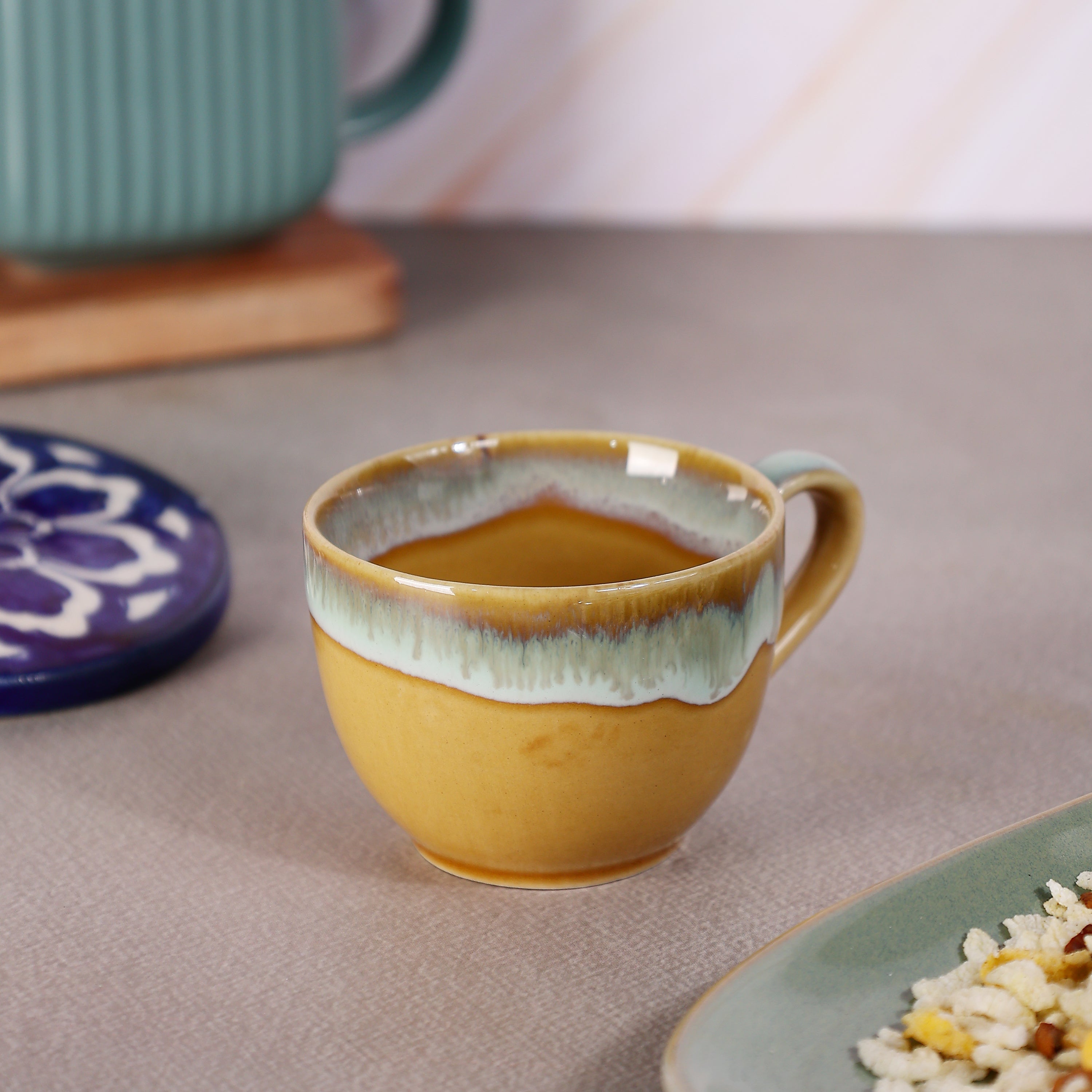 Honeydew Tea Cups- Set of 6