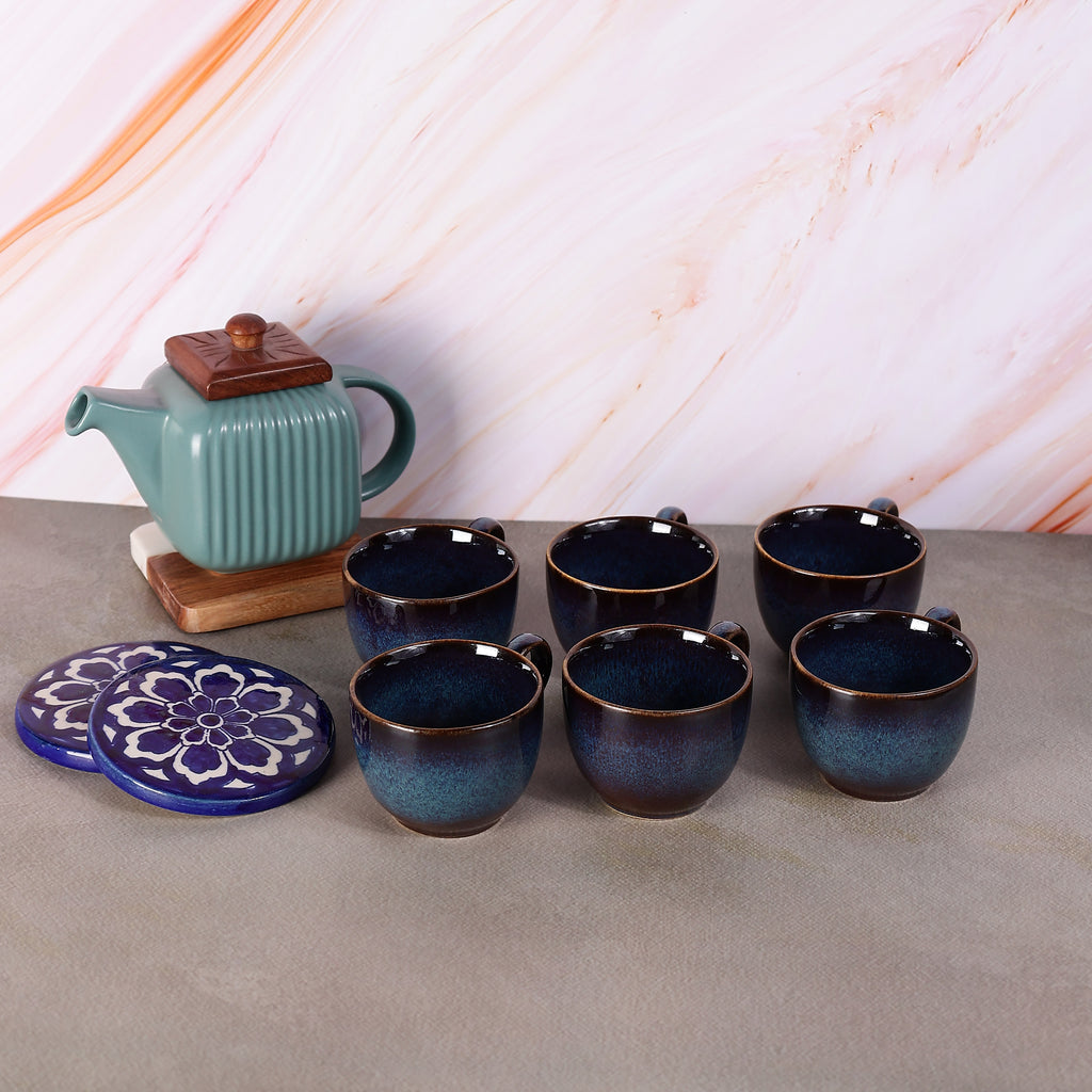 Nocturne Tea Cups- Set of 6