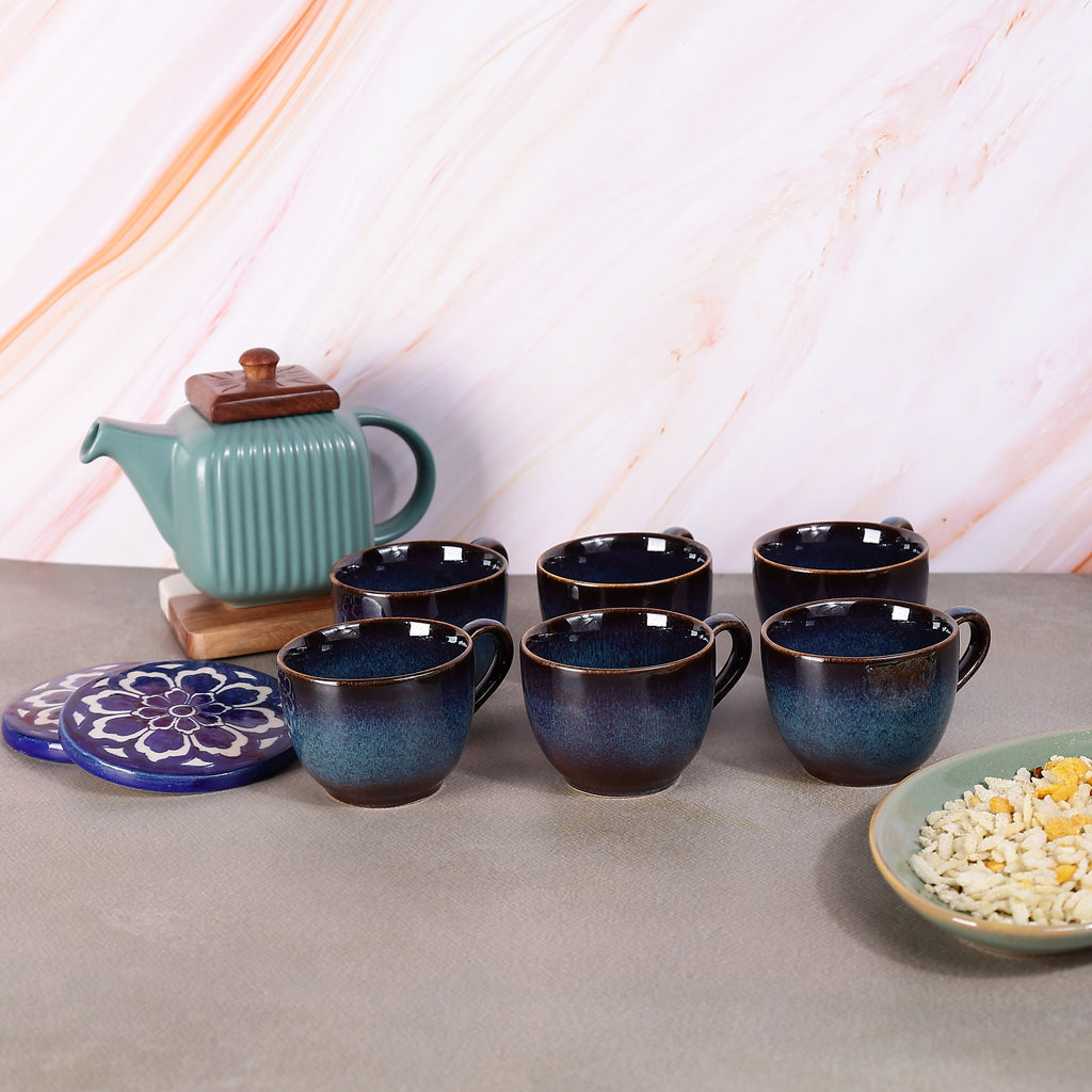 Nocturne Tea Cups- Set of 6
