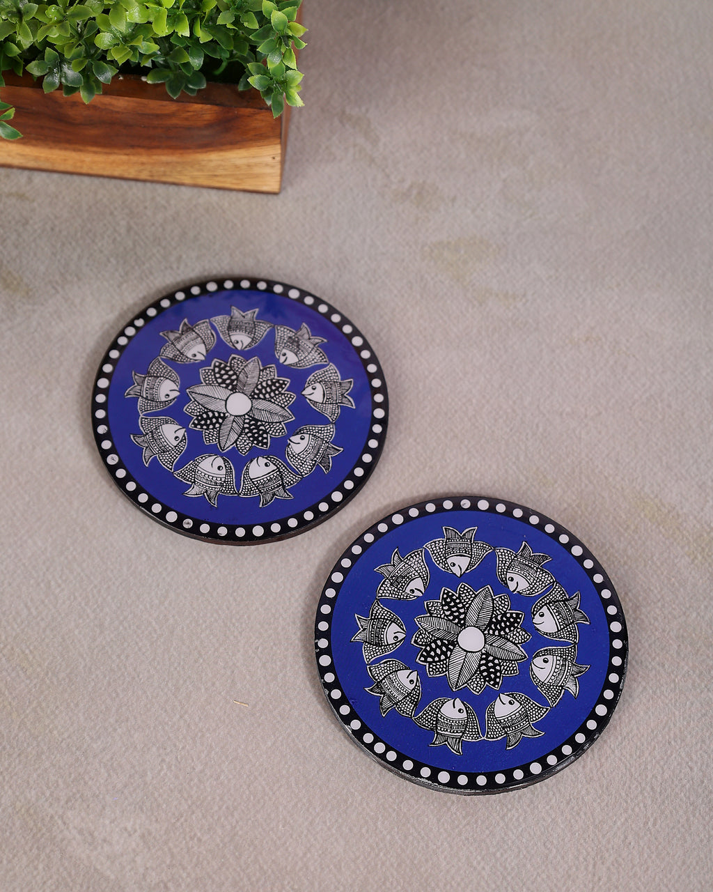 Madhubani Majesty Coasters