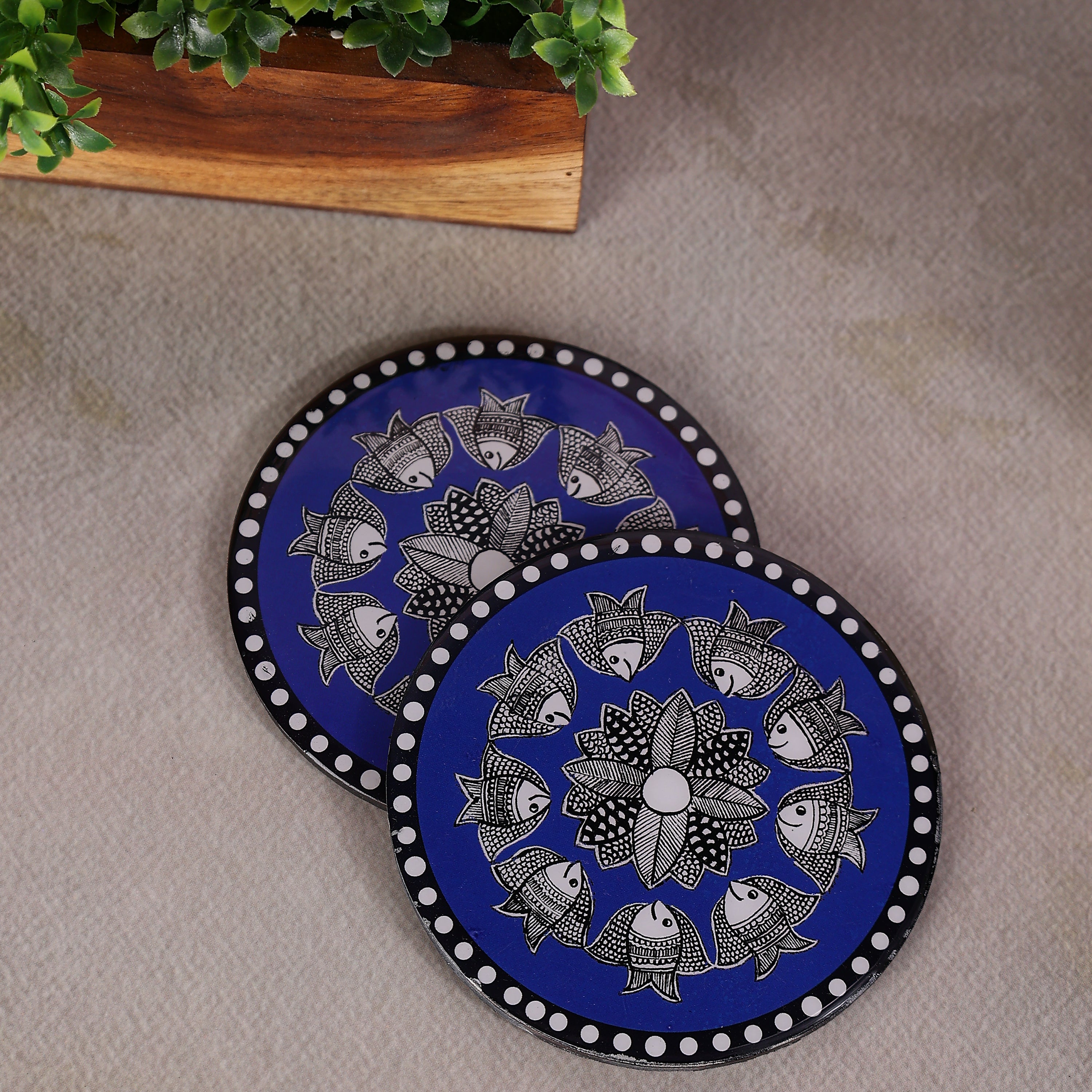 Madhubani Majesty Coasters