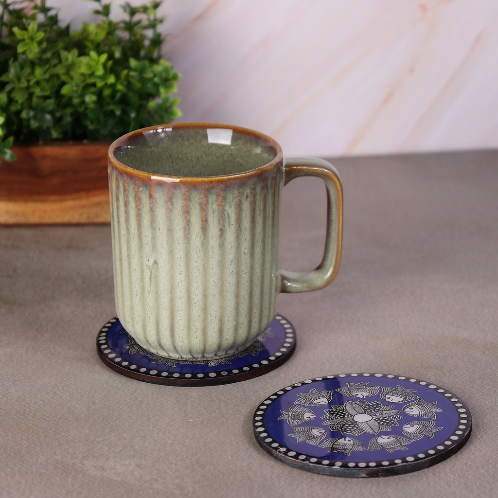 Madhubani Majesty Coasters