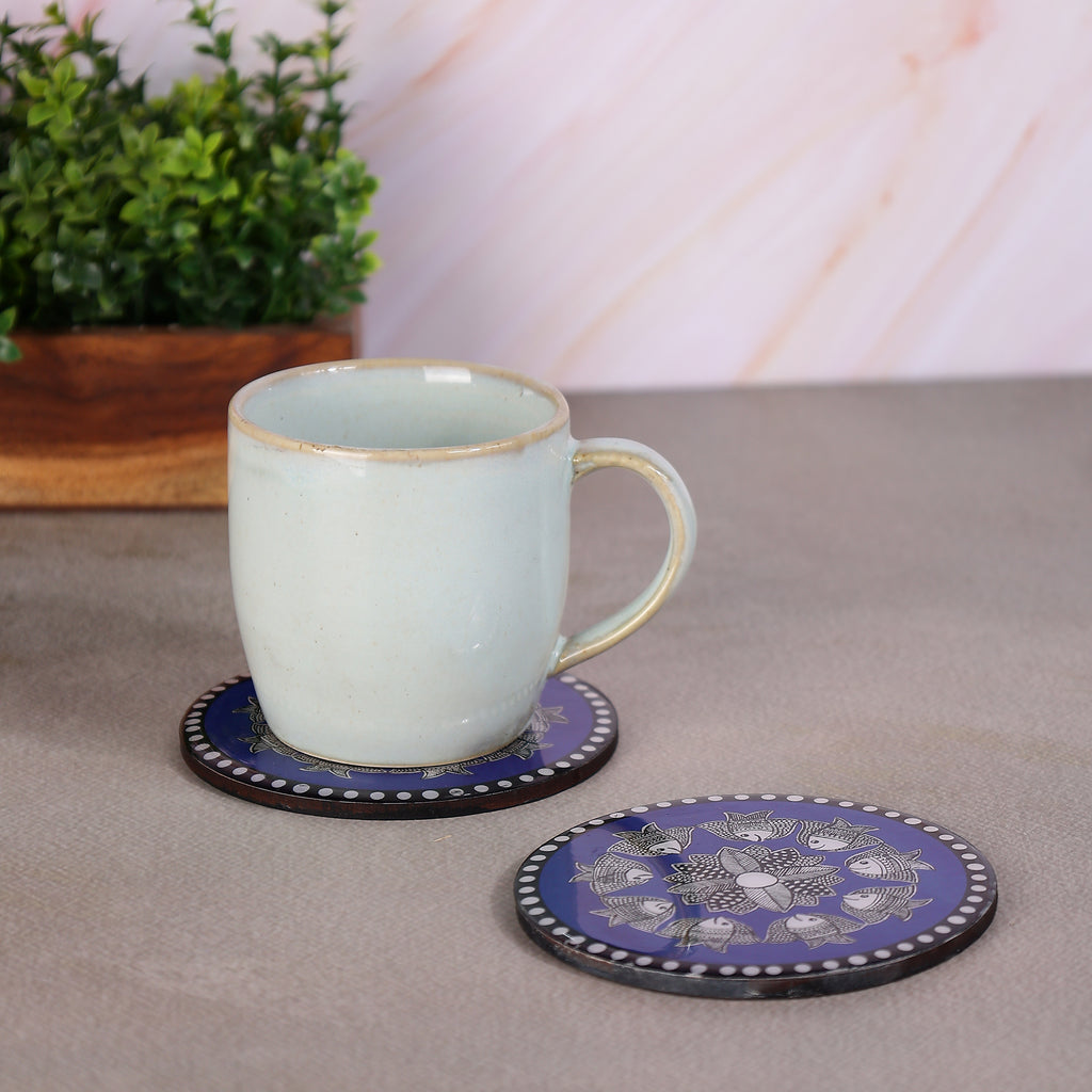 Madhubani Majesty Coasters