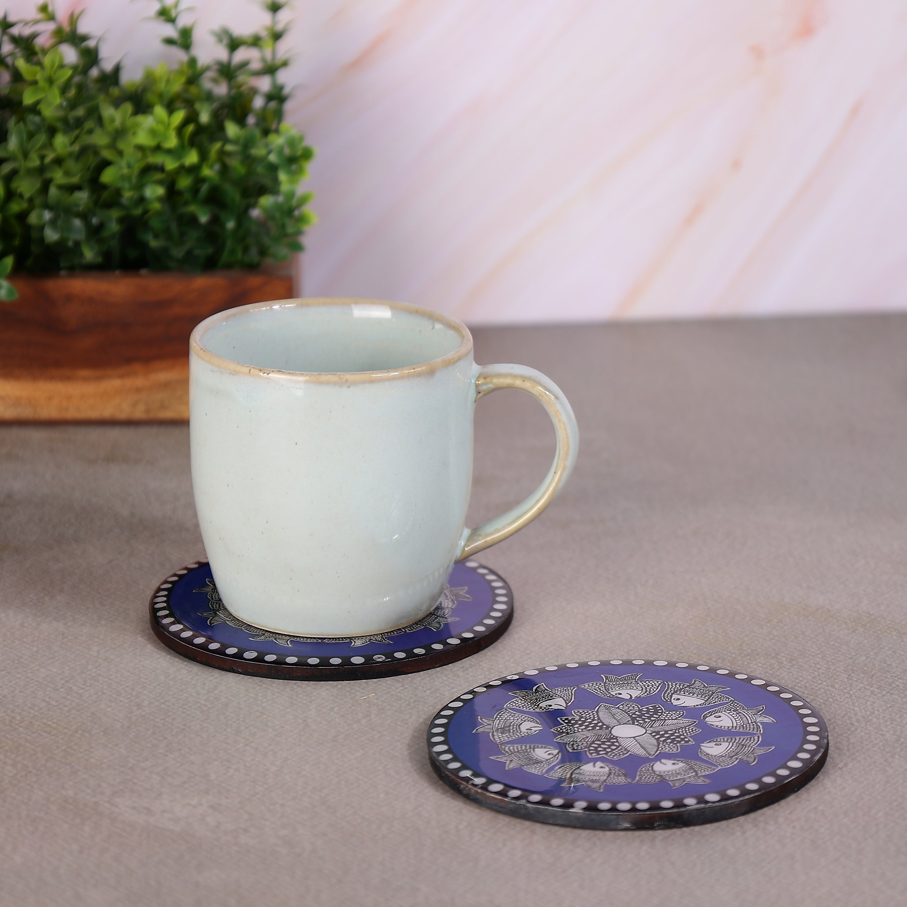 Madhubani Majesty Coasters