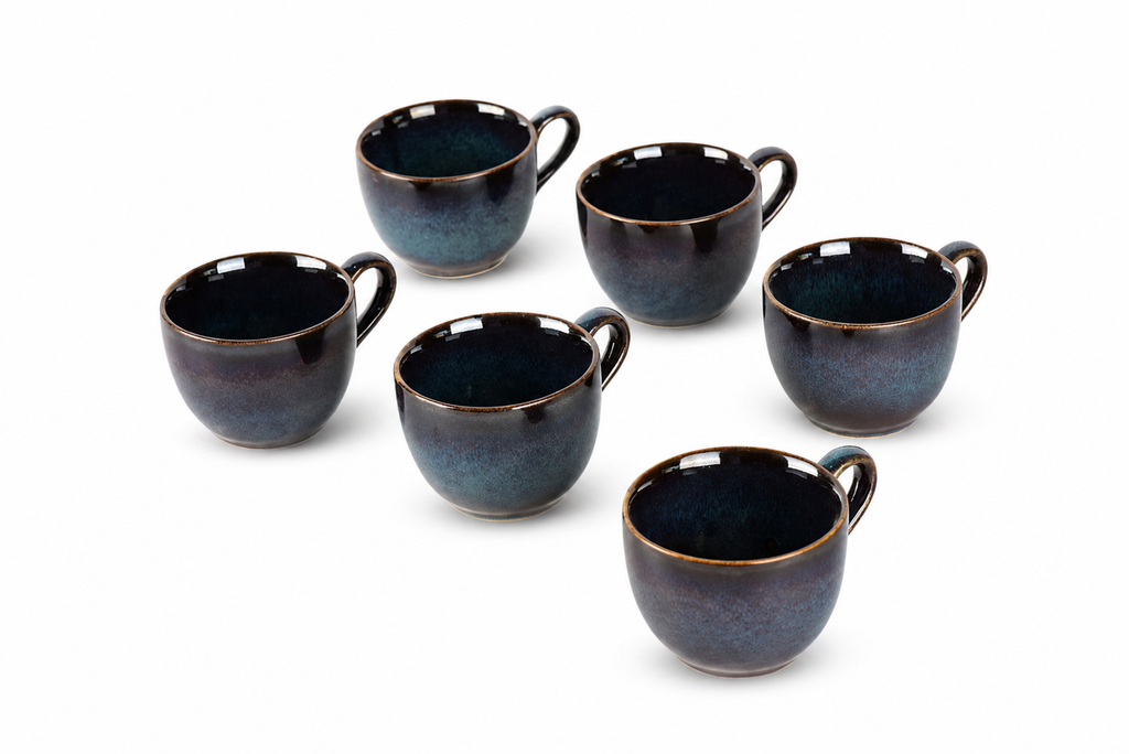 Nocturne Tea Cups- Set of 6
