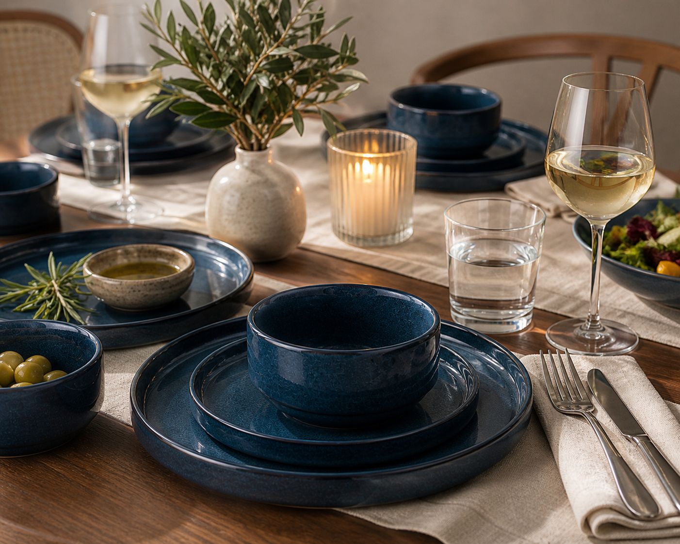 Indigo Dusk DinnerSet of 6