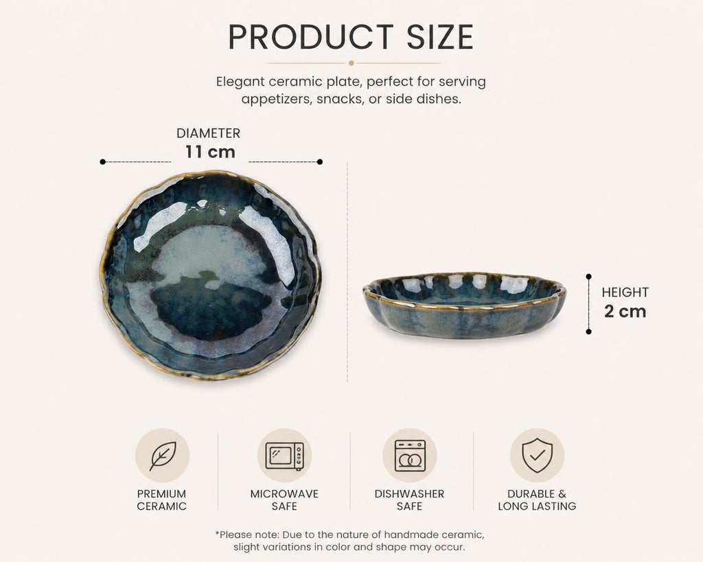 Ocean Crest & Verano Snack Plates Bundle – Set of 12