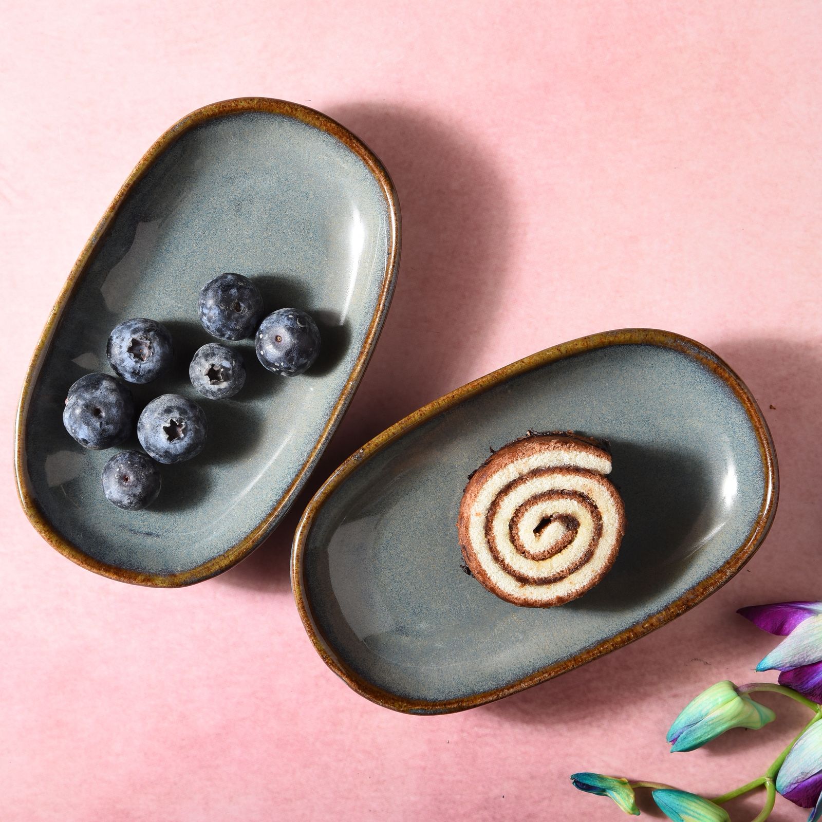 Rustica Snack Plates- Set of 2