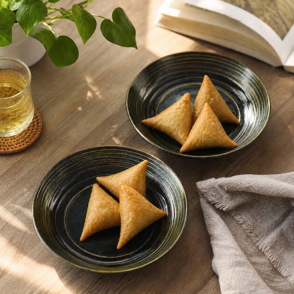 Celestial Echo Snack Plate- Set of 2