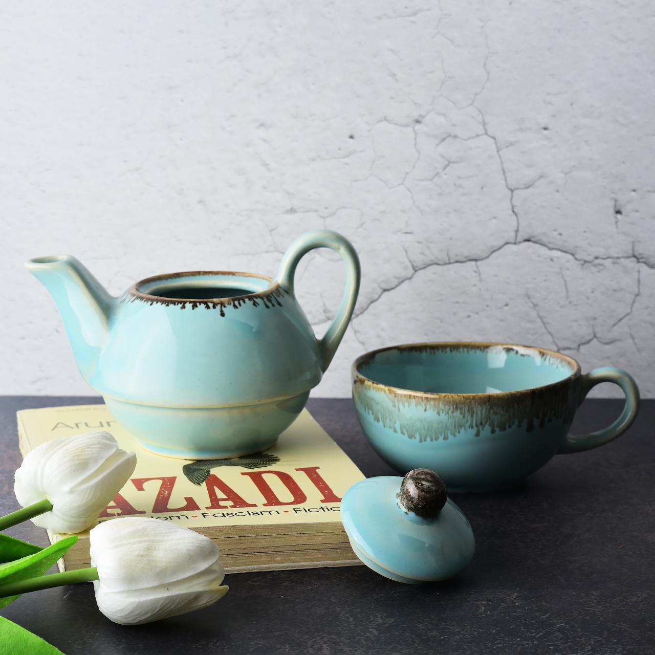 Midnight Pour Tea Set for One