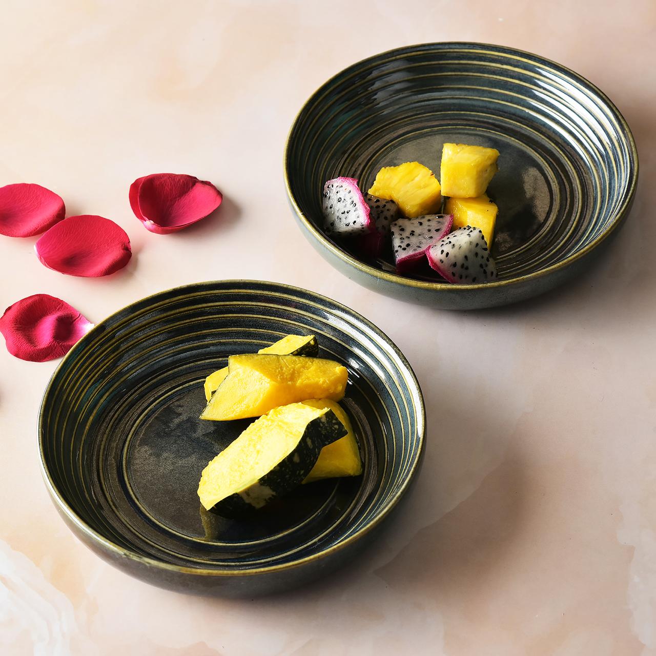 Celestial Echo Snack Plate- Set of 2