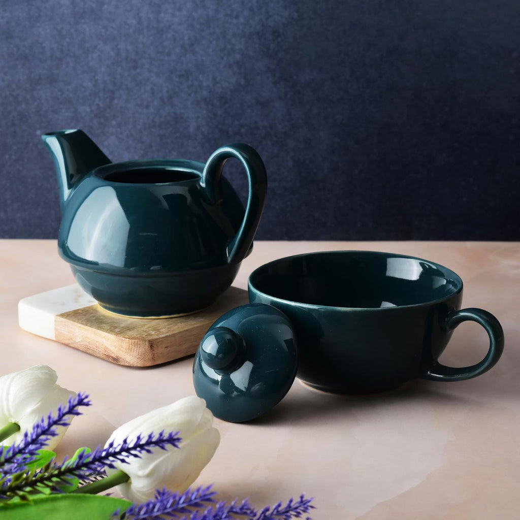 Midnight Pour Tea Set for One