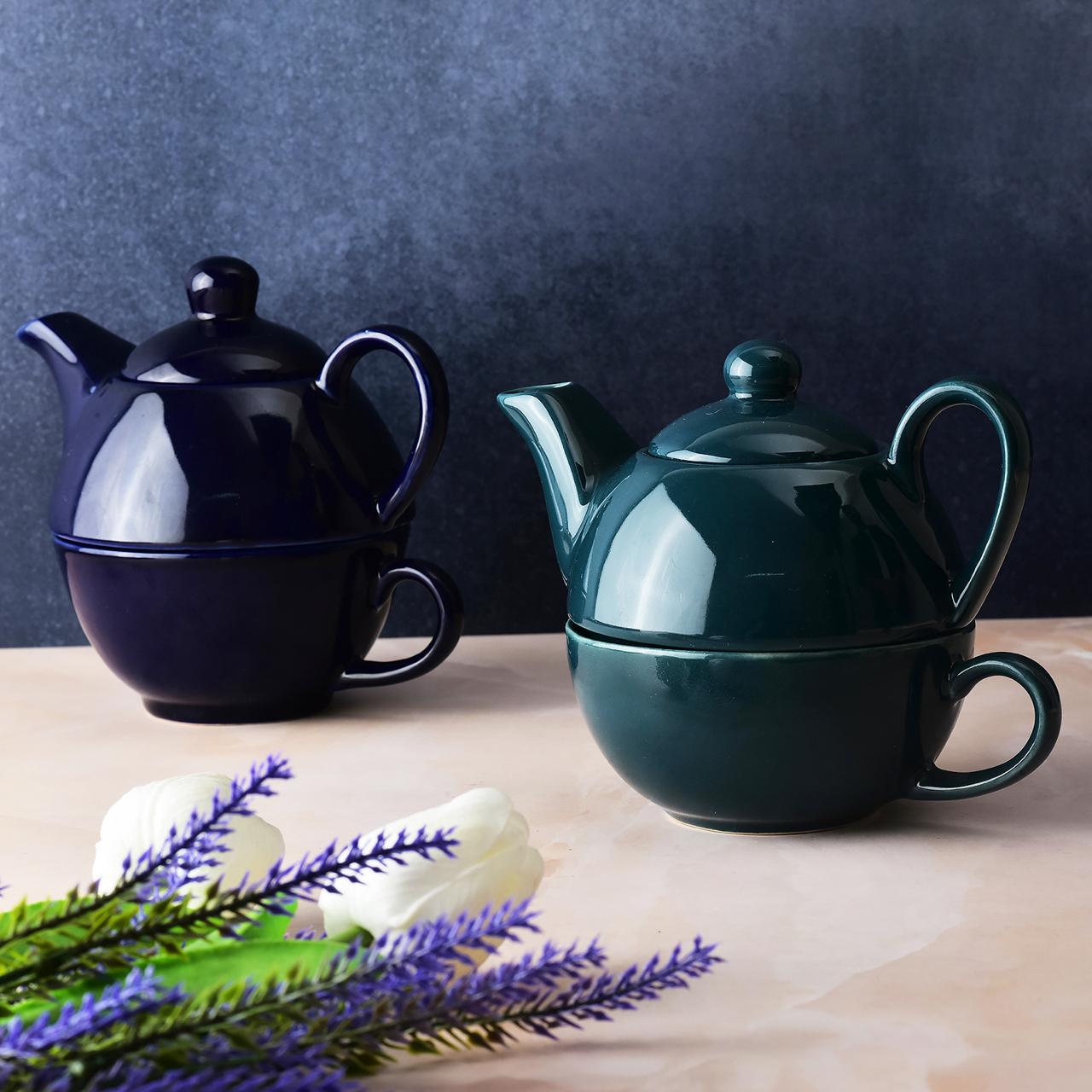 Midnight Pour Tea Set for One