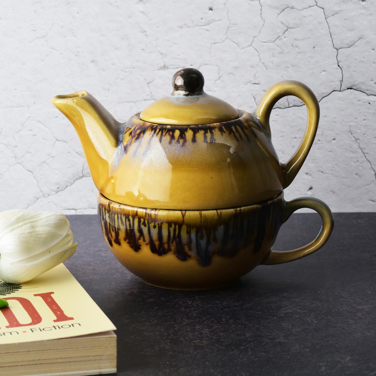 Midnight Pour Tea Set for One