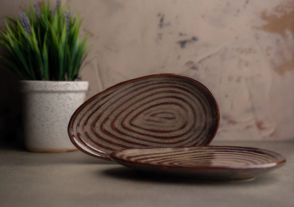 Tide Echo Snack Plate Set of 2