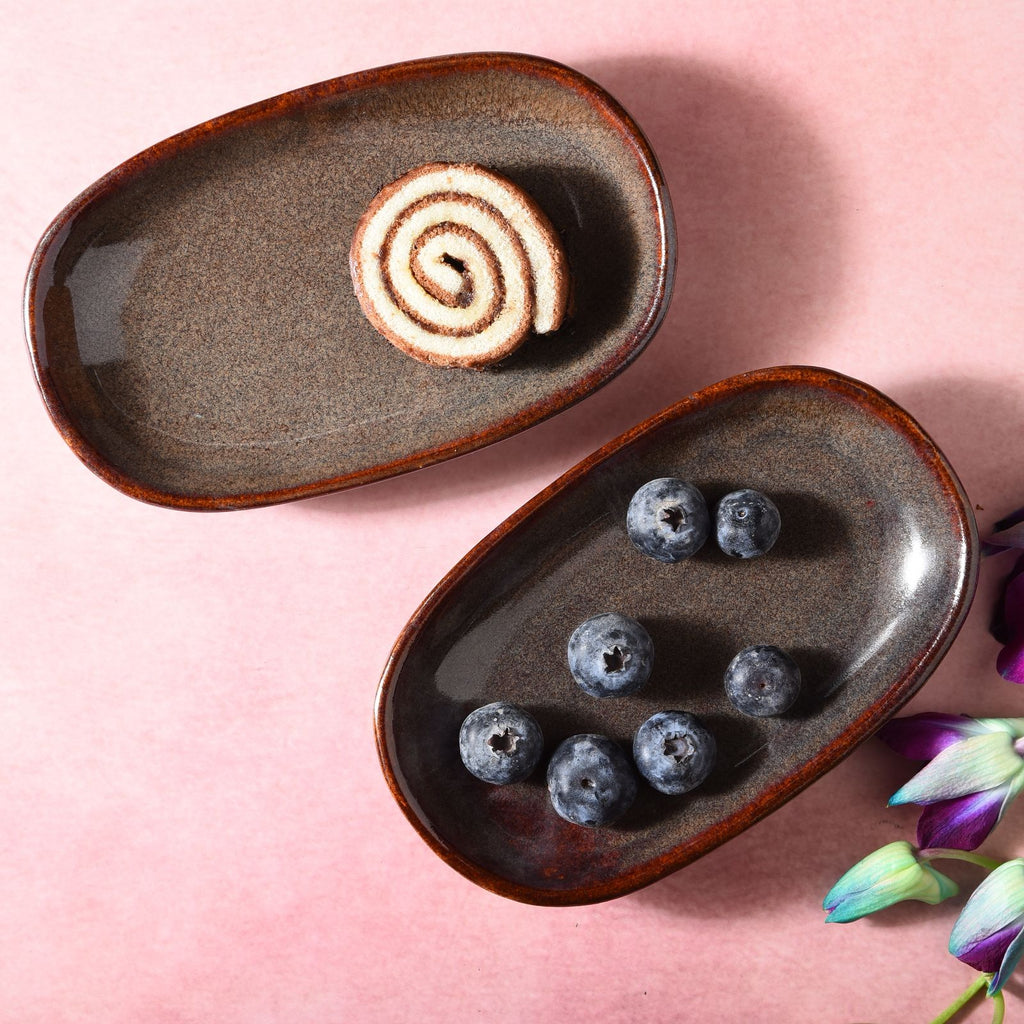Rustica Snack Plates- Set of 2
