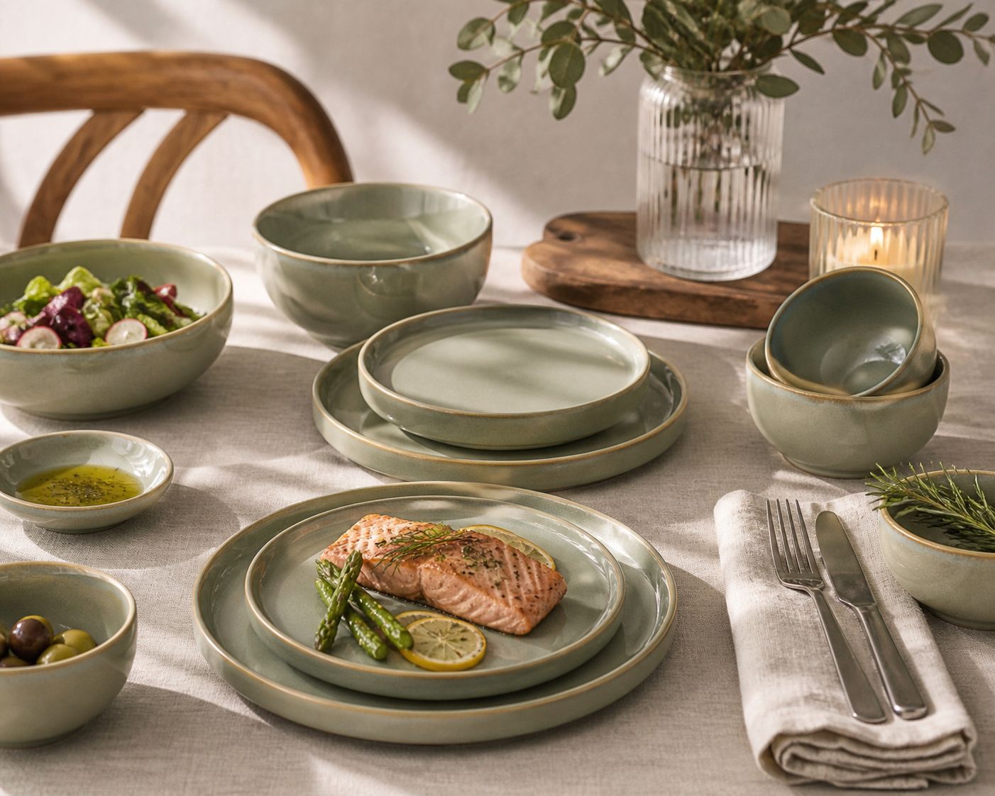 Sagefield Dinner Set of 7